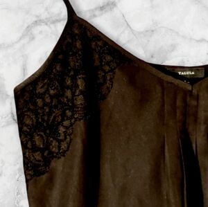 :L: Aritzia Talula Waverly Black Camisole.